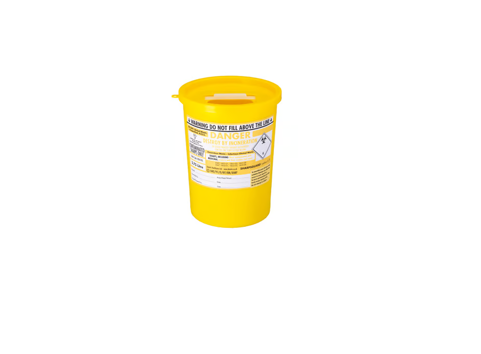 Sharpsguard Yellow 3.75 Ltr Sharps Bin